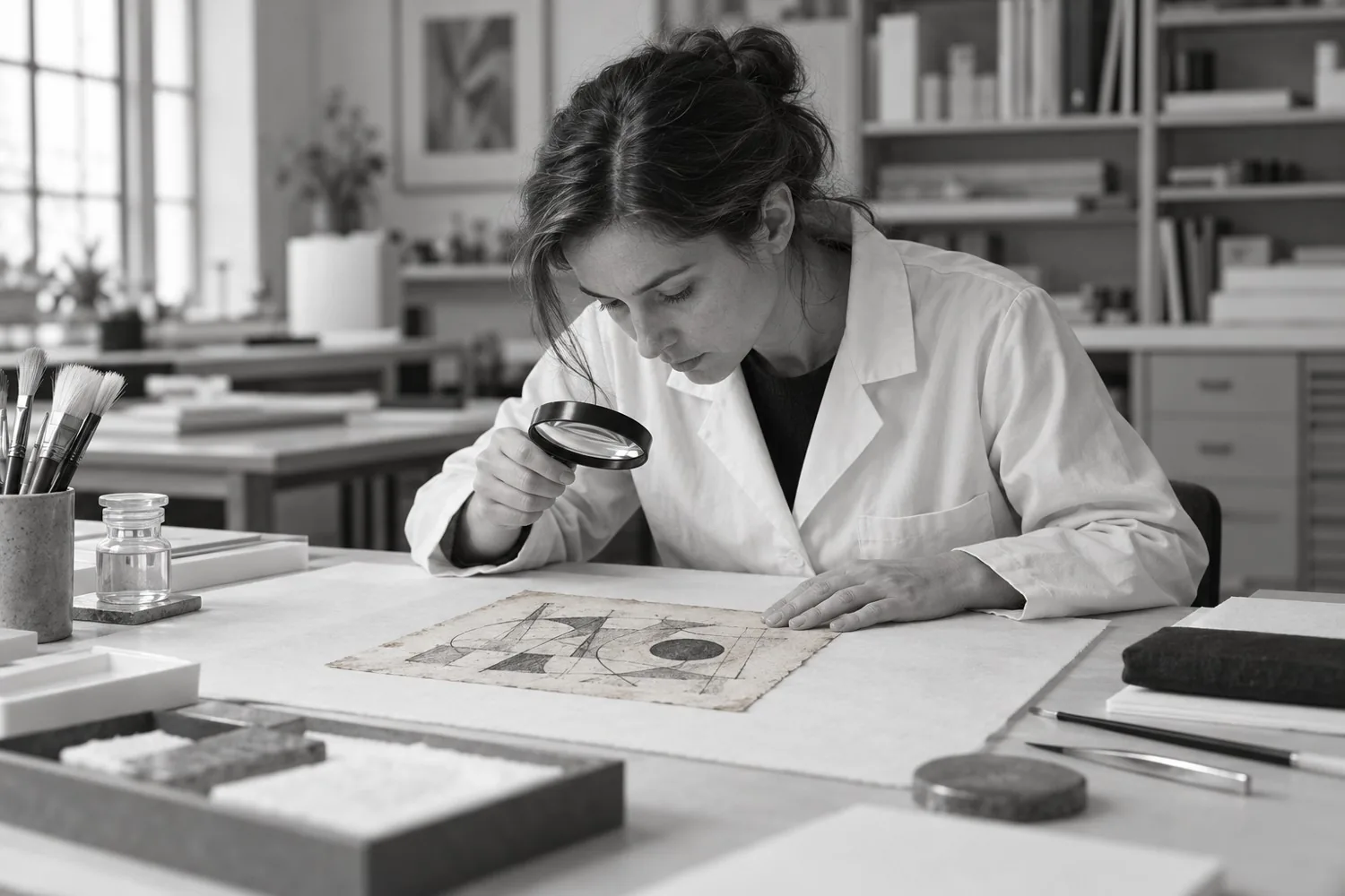 Illustration : restauration et conservation d’œuvres d’art